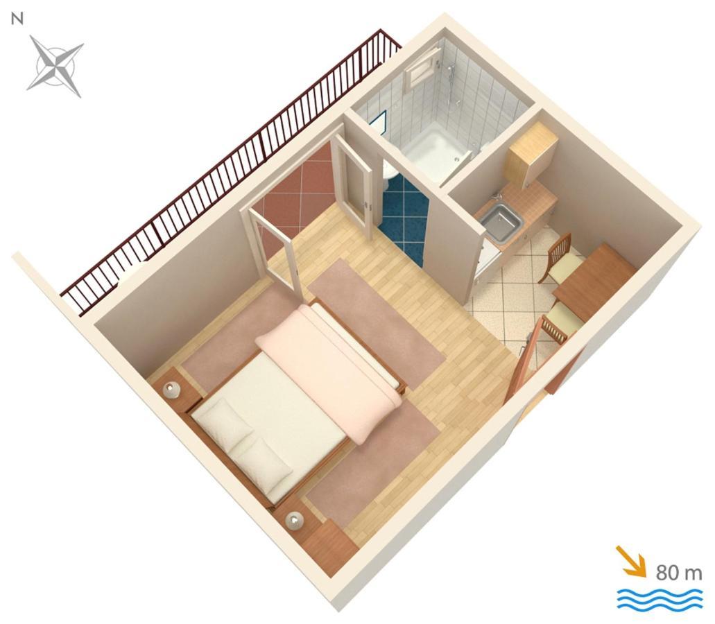 Apartment By The Sea Brela, Makarska - 2713